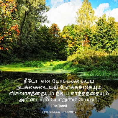 Picture 03 - 2 தீமோத்தேயு 3:10 TAMIRV - நீயோ என் - Bible Verse Picture