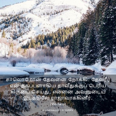 Picture 03 - 2 நாளாகமம் 1:8 TAMIRV - சாலொமோன் தேவனை - Bible Verse Picture