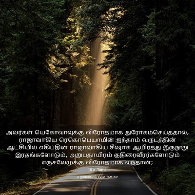 Picture 03 - 2 நாளாகமம் 12:2 TAMIRV - அவர்கள் - Bible Verse Picture