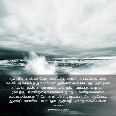 Picture 03 - 2 நாளாகமம் 23:8 TAMIRV - ஆசாரியனாகிய - Bible Verse Picture