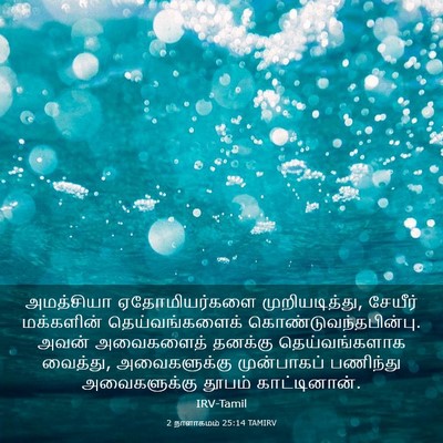 Picture 03 - 2 நாளாகமம் 25:14 TAMIRV - அமத்சியா - Bible Verse Picture