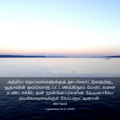 Picture 03 - 2 நாளாகமம் 28:25 TAMIRV - அந்நிய - Bible Verse Picture