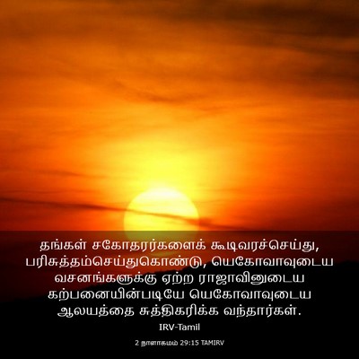 Picture 03 - 2 நாளாகமம் 29:15 TAMIRV - தங்கள் - Bible Verse Picture