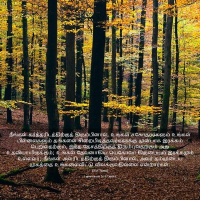 Picture 03 - 2 நாளாகமம் 30:9 TAMIRV - நீங்கள் - Bible Verse Picture