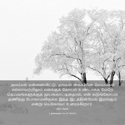 Picture 03 - 2 நாளாகமம் 34:25 TAMIRV - அவர்கள் - Bible Verse Picture