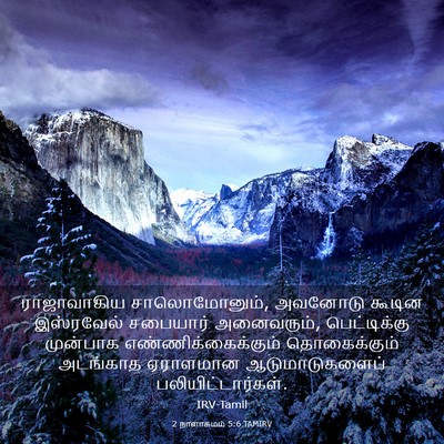 Picture 03 - 2 நாளாகமம் 5:6 TAMIRV - ராஜாவாகிய - Bible Verse Picture