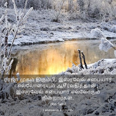 Picture 03 - 2 நாளாகமம் 6:3 TAMIRV - ராஜா முகம் - Bible Verse Picture