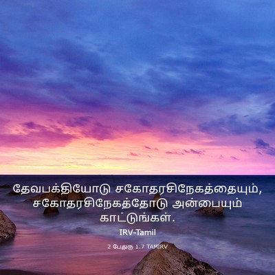 Picture 03 - 2 பேதுரு 1:7 TAMIRV - தேவபக்தியோடு - Bible Verse Picture