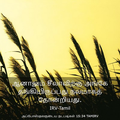 Picture 03 - அப்போஸ்தலருடைய நடபடிகள் 15:34 TAMIRV - ஆனாலும் - Bible Verse Picture