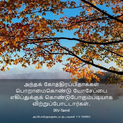Picture 03 - அப்போஸ்தலருடைய நடபடிகள் 7:9 TAMIRV - அந்தக் - Bible Verse Picture