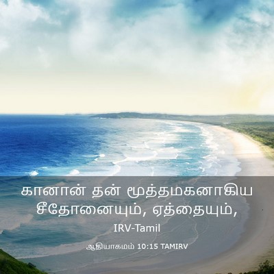 Picture 03 - ஆதியாகமம் 10:15 TAMIRV - கானான் தன் - Bible Verse Picture