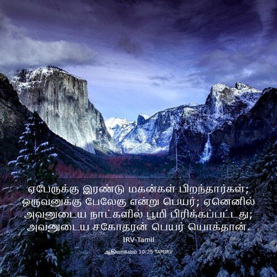 Picture 03 - ஆதியாகமம் 10:25 TAMIRV - ஏபேருக்கு இரண்டு - Bible Verse Picture
