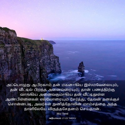 Picture 03 - ஆதியாகமம் 17:23 TAMIRV - அப்பொழுது - Bible Verse Picture