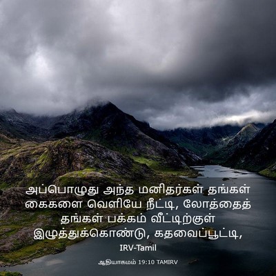 Picture 03 - ஆதியாகமம் 19:10 TAMIRV - அப்பொழுது அந்த - Bible Verse Picture