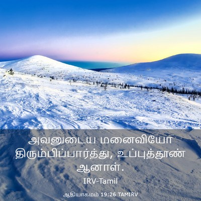 Picture 03 - ஆதியாகமம் 19:26 TAMIRV - அவனுடைய மனைவியோ - Bible Verse Picture