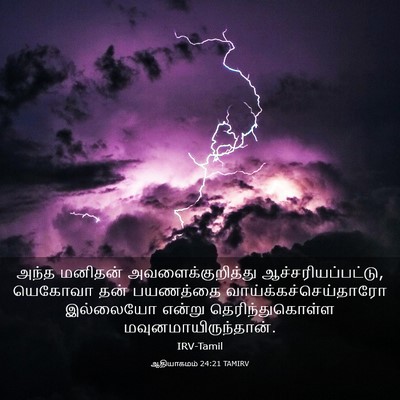 Picture 03 - ஆதியாகமம் 24:21 TAMIRV - அந்த மனிதன் - Bible Verse Picture