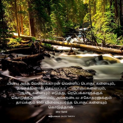 Picture 03 - ஆதியாகமம் 24:53 TAMIRV - பின்பு அந்த - Bible Verse Picture