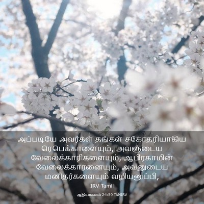 Picture 03 - ஆதியாகமம் 24:59 TAMIRV - அப்படியே அவர்கள் - Bible Verse Picture