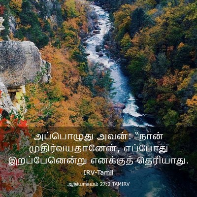 Picture 03 - ஆதியாகமம் 27:2 TAMIRV - அப்பொழுது அவன்: - Bible Verse Picture
