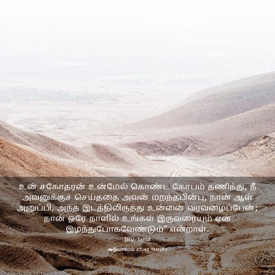 Picture 03 - ஆதியாகமம் 27:45 TAMIRV - உன் சகோதரன் - Bible Verse Picture