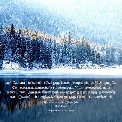 Picture 03 - ஆதியாகமம் 29:2 TAMIRV - அங்கே - Bible Verse Picture