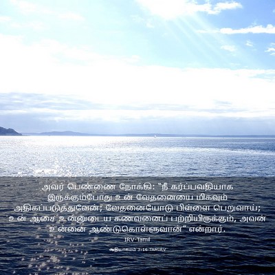 Picture 03 - ஆதியாகமம் 3:16 TAMIRV - அவர் பெண்ணை - Bible Verse Picture