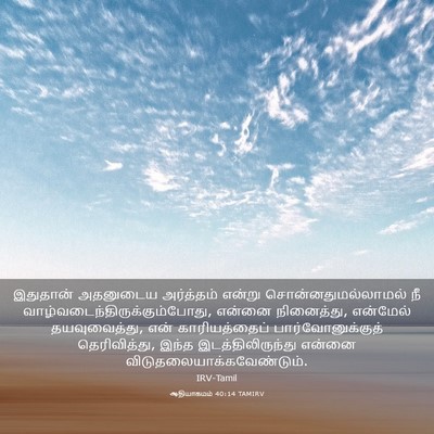 Picture 03 - ஆதியாகமம் 40:14 TAMIRV - இதுதான் அதனுடைய - Bible Verse Picture