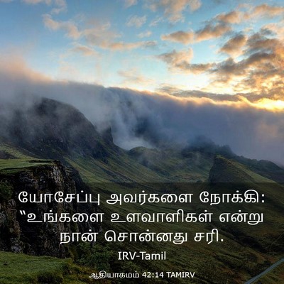 Picture 03 - ஆதியாகமம் 42:14 TAMIRV - யோசேப்பு அவர்களை - Bible Verse Picture