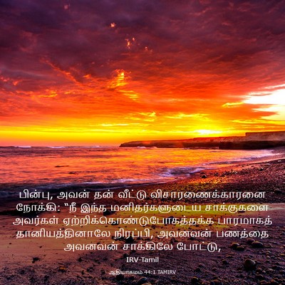 Picture 03 - ஆதியாகமம் 44:1 TAMIRV - பின்பு, அவன் தன் - Bible Verse Picture
