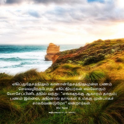 Picture 03 - ஆதியாகமம் 47:15 TAMIRV -  - Bible Verse Picture