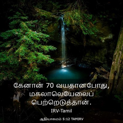 Picture 03 - ஆதியாகமம் 5:12 TAMIRV - கேனான் 70 - Bible Verse Picture