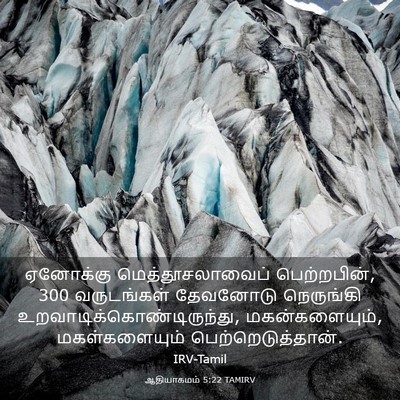 Picture 03 - ஆதியாகமம் 5:22 TAMIRV - ஏனோக்கு - Bible Verse Picture
