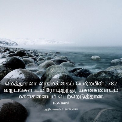 Picture 03 - ஆதியாகமம் 5:26 TAMIRV - மெத்தூசலா - Bible Verse Picture