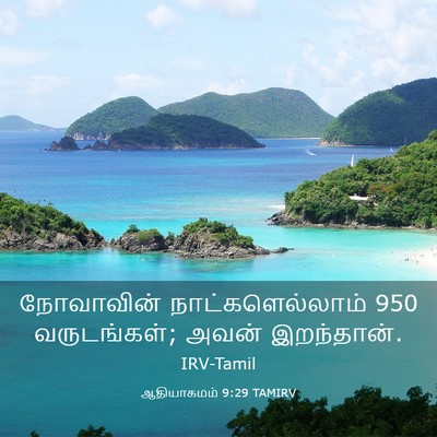 Picture 03 - ஆதியாகமம் 9:29 TAMIRV - நோவாவின் - Bible Verse Picture