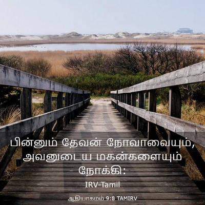 Picture 03 - ஆதியாகமம் 9:8 TAMIRV - பின்னும் தேவன் - Bible Verse Picture