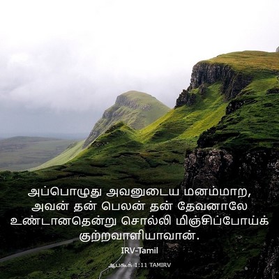Picture 03 - ஆபகூக் 1:11 TAMIRV - அப்பொழுது அவனுடைய - Bible Verse Picture