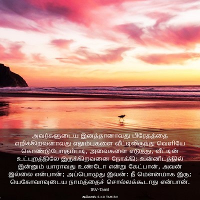Picture 03 - ஆமோஸ் 6:10 TAMIRV - அவர்களுடைய - Bible Verse Picture
