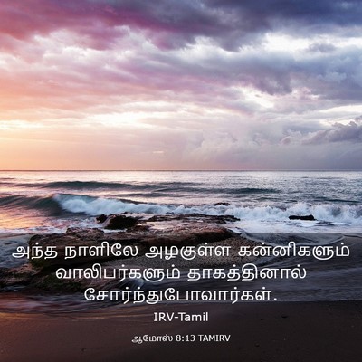 Picture 03 - ஆமோஸ் 8:13 TAMIRV - அந்த நாளிலே - Bible Verse Picture