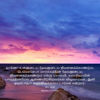 Picture 03 - ஆமோஸ் 8:14 TAMIRV - தாணே! உன்னுடைய - Bible Verse Picture