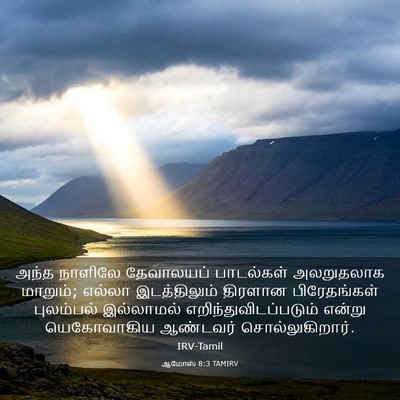 Picture 03 - ஆமோஸ் 8:3 TAMIRV - அந்த நாளிலே - Bible Verse Picture