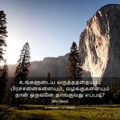 Picture 03 - உபாகமம் 1:12 TAMIRV - உங்களுடைய - Bible Verse Picture