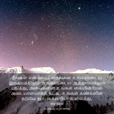 Picture 03 - உபாகமம் 11:19 TAMIRV - நீங்கள் என் - Bible Verse Picture