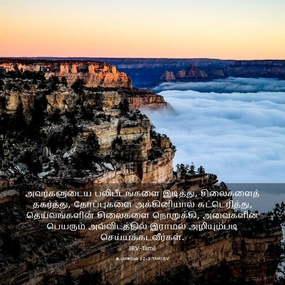 Picture 03 - உபாகமம் 12:3 TAMIRV - அவர்களுடைய - Bible Verse Picture