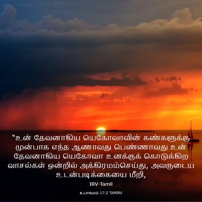 Picture 03 - உபாகமம் 17:2 TAMIRV - “உன் தேவனாகிய - Bible Verse Picture