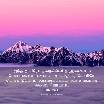 Picture 03 - உபாகமம் 17:5 TAMIRV - அந்த - Bible Verse Picture