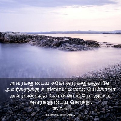 Picture 03 - உபாகமம் 18:2 TAMIRV - அவர்களுடைய - Bible Verse Picture