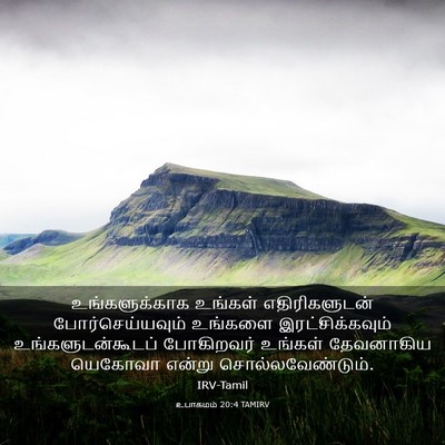 Picture 03 - உபாகமம் 20:4 TAMIRV - உங்களுக்காக - Bible Verse Picture