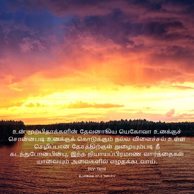 Picture 03 - உபாகமம் 27:3 TAMIRV - உன் - Bible Verse Picture