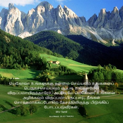Picture 03 - உபாகமம் 28:63 TAMIRV - யெகோவா உங்களுக்கு - Bible Verse Picture