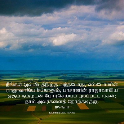 Picture 03 - உபாகமம் 29:7 TAMIRV - நீங்கள் - Bible Verse Picture